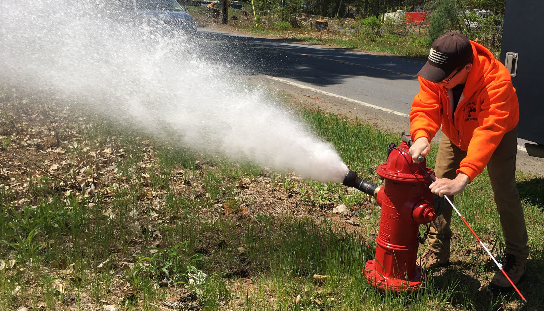 Hydrant flushing